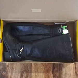 Liz Claiborne wide calf wide width knee high boots size 6.5